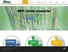 Tablet Screenshot of mbpscabling.com